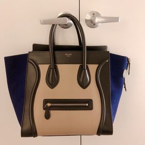 Celine mini luggage tote